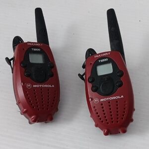 Motorola T5200 Red Two-Way Radios